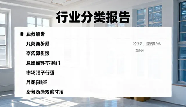 如何通过行业分类报告优化选型关注点？